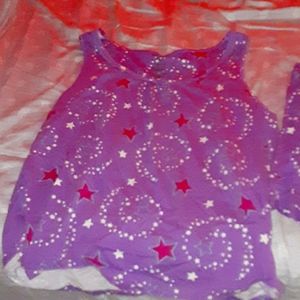 Matching pjs. Purple switch pink and white stars.